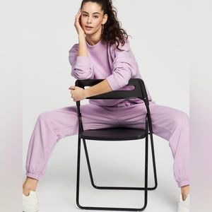 Dazie Sweat shirts and pants Lilac set